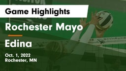 Rochester Mayo  vs Edina  Game Highlights - Oct. 1, 2022