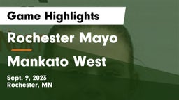 Rochester Mayo  vs Mankato West Game Highlights - Sept. 9, 2023