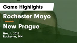 Rochester Mayo  vs New Prague  Game Highlights - Nov. 1, 2023