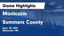 Montcalm  vs Summers County  Game Highlights - Sept. 20, 2022