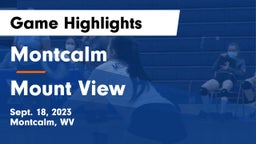 Montcalm  vs Mount View  Game Highlights - Sept. 18, 2023