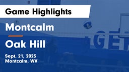 Montcalm  vs Oak Hill  Game Highlights - Sept. 21, 2023