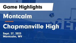 Montcalm  vs Chapmanville High Game Highlights - Sept. 27, 2023