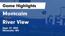 Montcalm  vs River View  Game Highlights - Sept. 27, 2023