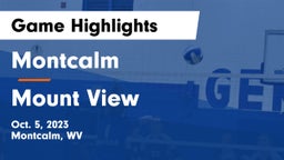 Montcalm  vs Mount View  Game Highlights - Oct. 5, 2023