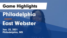 Philadelphia  vs East Webster  Game Highlights - Jan. 23, 2021