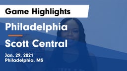 Philadelphia  vs Scott Central  Game Highlights - Jan. 29, 2021