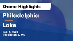 Philadelphia  vs Lake  Game Highlights - Feb. 5, 2021