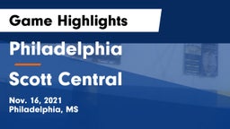 Philadelphia  vs Scott Central  Game Highlights - Nov. 16, 2021