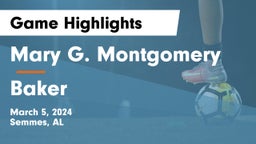 Mary G. Montgomery  vs Baker  Game Highlights - March 5, 2024