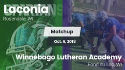 Matchup: Laconia  vs. Winnebago Lutheran Academy  2018