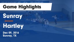 Sunray  vs Hartley Game Highlights - Dec 09, 2016