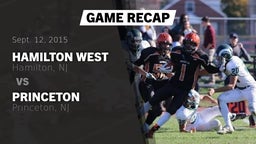 Recap: Hamilton West  vs. Princeton  2015