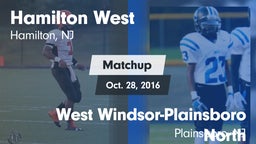 Matchup: Hamilton West vs. West Windsor-Plainsboro North  2016