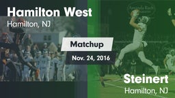 Matchup: Hamilton West vs. Steinert  2016