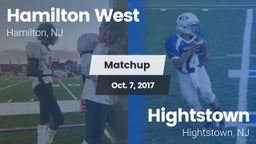 Matchup: Hamilton West vs. Hightstown  2017