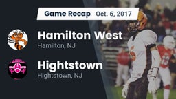 Recap: Hamilton West  vs. Hightstown  2017
