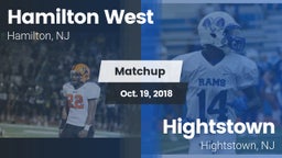 Matchup: Hamilton West vs. Hightstown  2018