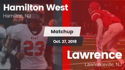 Matchup: Hamilton West vs. Lawrence  2018