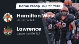Recap: Hamilton West  vs. Lawrence  2018