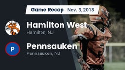 Recap: Hamilton West  vs. Pennsauken  2018