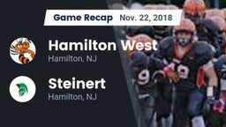 Recap: Hamilton West  vs. Steinert  2018