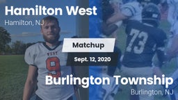 Matchup: Hamilton West vs. Burlington Township  2020