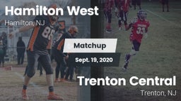 Matchup: Hamilton West vs. Trenton Central  2020