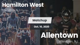 Matchup: Hamilton West vs. Allentown  2020