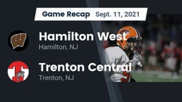 Recap: Hamilton West  vs. Trenton Central  2021