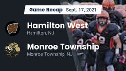 Recap: Hamilton West  vs. Monroe Township  2021