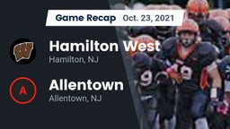 Recap: Hamilton West  vs. Allentown  2021