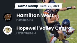Recap: Hamilton West  vs. Hopewell Valley Central  2021
