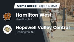 Recap: Hamilton West  vs. Hopewell Valley Central  2022