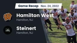 Recap: Hamilton West  vs. Steinert  2022