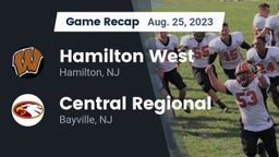 Recap: Hamilton West  vs. Central Regional  2023
