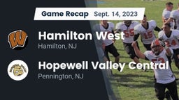 Recap: Hamilton West  vs. Hopewell Valley Central  2023