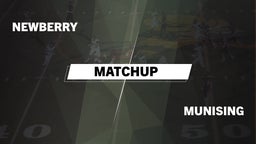 Matchup: Newberry  vs. Munising  2016