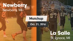 Matchup: Newberry  vs. La Salle  2016