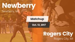 Matchup: Newberry  vs. Rogers City  2017