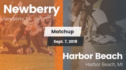 Matchup: Newberry  vs. Harbor Beach  2018