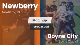 Matchup: Newberry  vs. Boyne City  2018