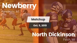 Matchup: Newberry  vs. North Dickinson  2019