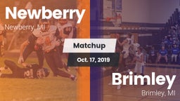Matchup: Newberry  vs. Brimley  2019