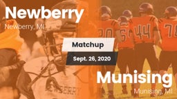 Matchup: Newberry  vs. Munising  2020