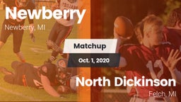 Matchup: Newberry  vs. North Dickinson  2020