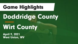 Doddridge County  vs Wirt County  Game Highlights - April 9, 2021