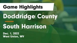 Doddridge County  vs South Harrison  Game Highlights - Dec. 1, 2022