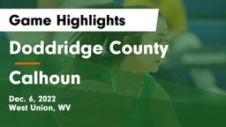 Doddridge County  vs Calhoun  Game Highlights - Dec. 6, 2022