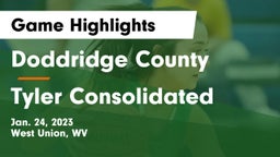 Doddridge County  vs Tyler Consolidated  Game Highlights - Jan. 24, 2023